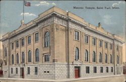 Masonic Temple Postcard