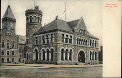 Post Office Lansing, MI Postcard Postcard