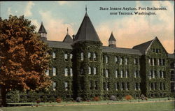 State Insane Asylum, Fort Steilacoom Postcard