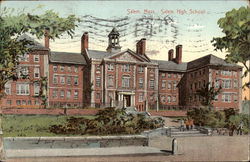 Salem High School Massachusetts Postcard Postcard