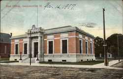 Post Office Jacksonville, IL Postcard Postcard