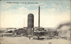 Sawmill, Rust-Owen Lumber Co Drummond, WI Postcard Postcard