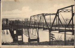 Kansas River Bridge Postcard