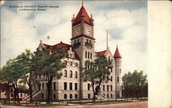 Douglas County Court House Lawrence, KS Postcard Postcard