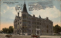 Scottish Rite Masonic Temple Wichita, KS Postcard Postcard