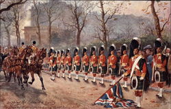 Dipping the Colours to Royalty Postcard