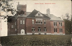 School House Postcard