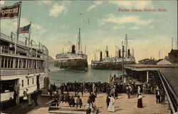 Harbor Scene Postcard