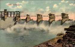 Gatun Spillway Chagres River, Panama Postcard Postcard