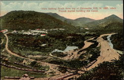 View Looking South from Top of Contractor Hill Panama, Panama Postcard Postcard