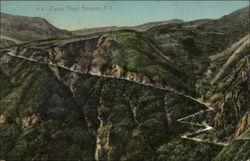 Zigzag Road Postcard