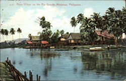 Moro Village on the Rio Grande Postcard