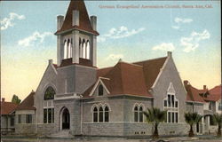 German Evangelical Association Church Santa Ana, CA Postcard Postcard