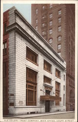 Old Colony Trust Company, Main Office, Court Street Postcard