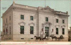 Post Office Stockton, CA Postcard Postcard