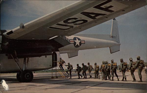 Trainees Boarding Plane Fort Benning Georgia