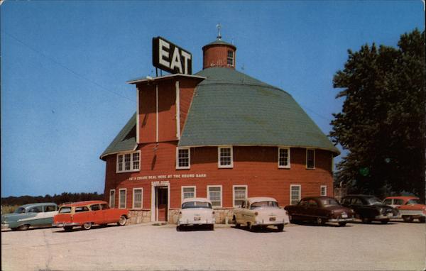 The Round Barn On Highway U S 14 Spring Green Wi