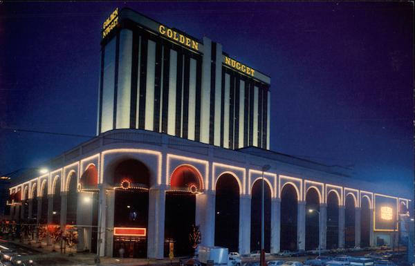 Twilight View of Golden Nugget Hotel-Casino Atlantic City New Jersey