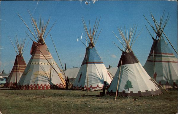 Blackfeet Teepees Browning Montana