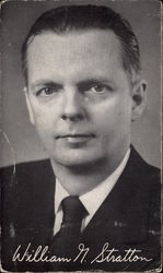 Governor William G. Stratton Postcard