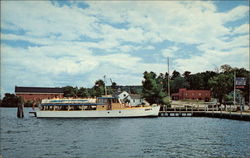 The Doris E. docked at Meredith on Lake Winnipesaukee New Hampshire Postcard Postcard