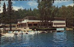 Hotel-Motel Manoir Lac Cache Co. Maskinonge, PQ Canada Quebec Postcard Postcard