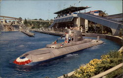 Submarine Ride, Disneyland Postcard