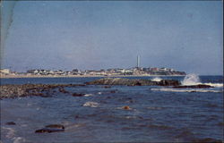 Surf and Rocks at Little Boar's Head Postcard