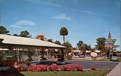 Shangri-La Motel and Restaurant Postcard