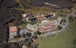 Aerial View of Hotel Hershey Postcard