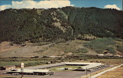The Virginian Motel Jackson, WY Postcard Postcard