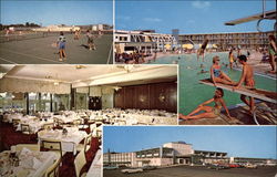 The Host of Lancaster Motel Restaurant Lounge Postcard