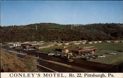 Conley's Motel Pittsburgh, PA Postcard Postcard