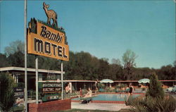 Bambi Motel Restaurant Gainesville, FL Postcard Postcard