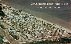 The Hollywood Beach Trailer Park Florida Postcard Postcard