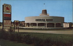 America House Motor Inn and Restaurant Cape Charles, VA Postcard Postcard