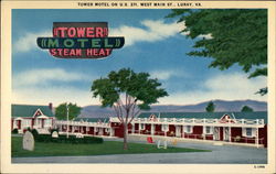 Tower Motel Luray, VA Postcard Postcard