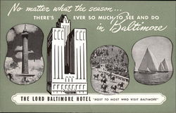 The Lord Baltimore Hotel Postcard