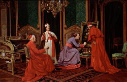 "The Art Critics" Postcard