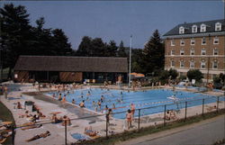 Huntsinger Aquatic Center, Hood College Postcard