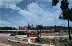 Texan Motel & Restaurant Postcard