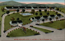 Motel Hollins Postcard