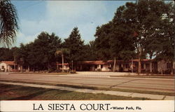 La Siesta Court Postcard