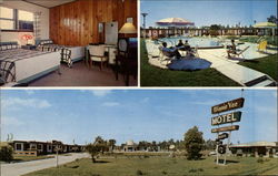 Winnie Vee Motel and Restaurant Postcard