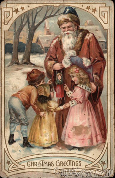 Christmas Greetings Santa Claus