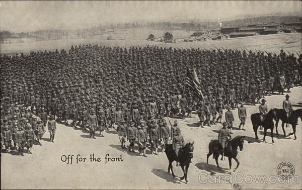 Off For The Front World War I