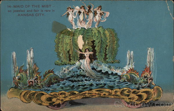 Maid of the Mist - Priests of Pallas Parade 1909 Kansas City Missouri