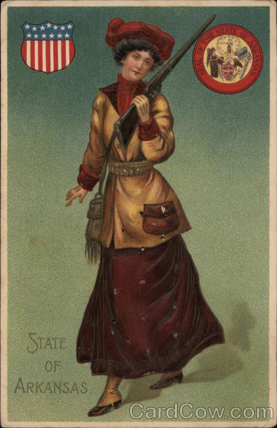 Girl wth Rifle - State of Arkansas State Girls