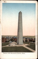 Bunker Hill Monument Postcard