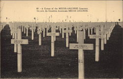 A Corner of the Meuse-Argonne American Cemetery Postcard